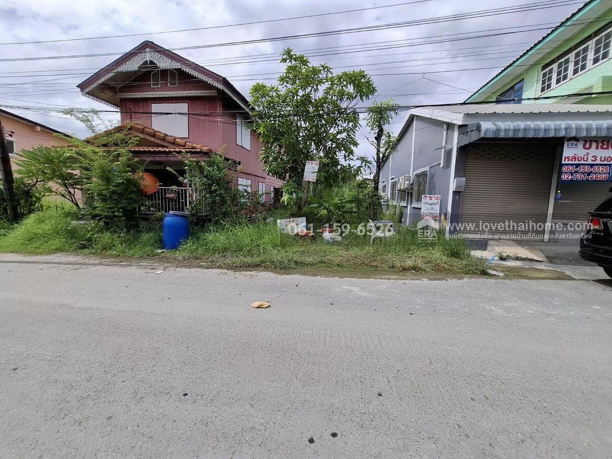 ขายที่ดินสายไหม57 เข้าซอยเพียง 80 เมตร(ซ้ายมือ) 24ตร.วา เหมาะสร้างบ้านอยู่อาศัย ทำเลดีมากๆ (หน้ากว้าง 6.5 ม. ลึก 14.5 ม.)