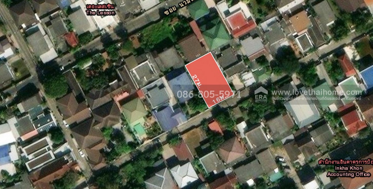 ขายที่ดิน นวมินทร์81 แยก1 (ม.โชคชัยคลองจั่น) บางกะปิ-คลองจั่น พื้นที่ 108 ตรว. เหมาะสร้างบ้านพักอาศัย ทำเลแบบนี้หายากแล้ว ราคาต่อได้ได้อีก