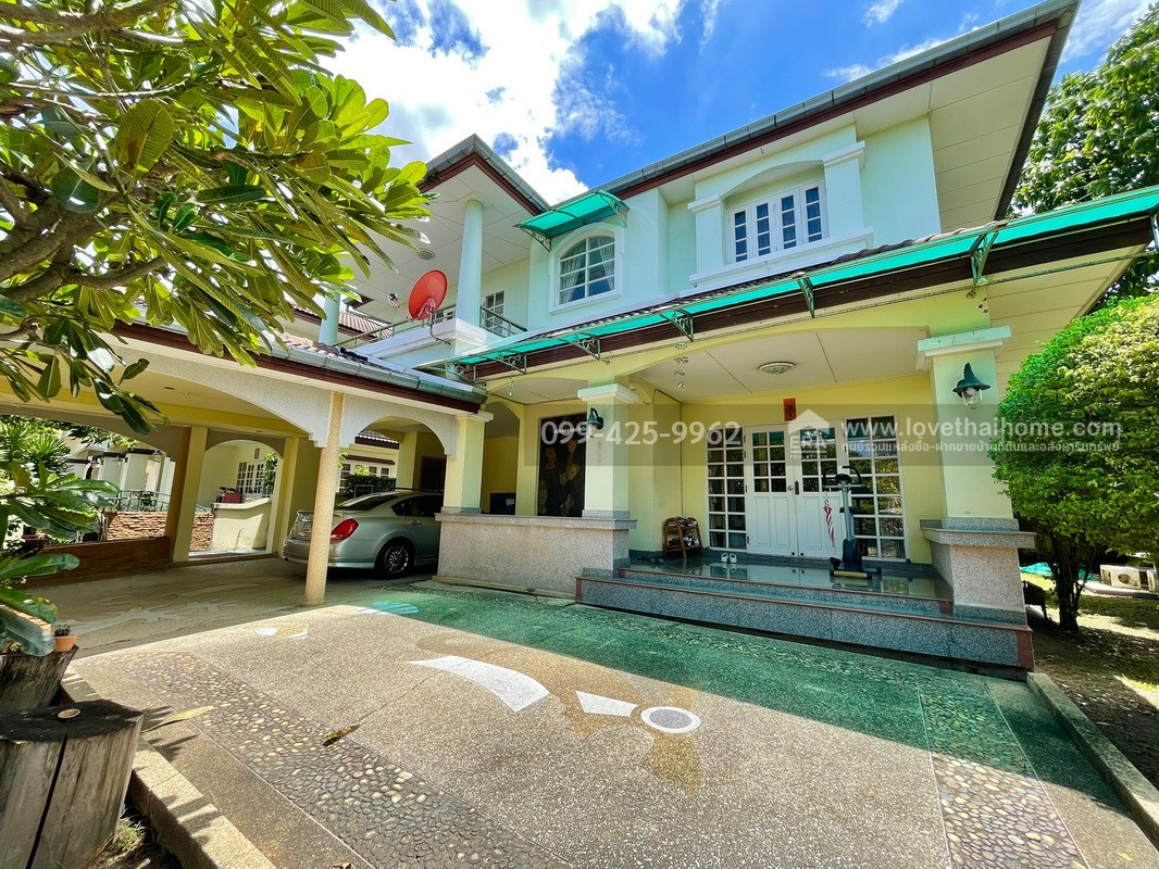 ขายบ้านลัดดารมย์ รัตนาธิเบศร์ นนทบุรี บ้านเดี่ยวแปลงริม 117 ตร.วา ขายถูกที่สุดในโครงการ ถูกกว่าราคาตลาด ใกล้ BTS ไทรม้า Built-in ทั้งหลัง สภาพพร้อมอยู่