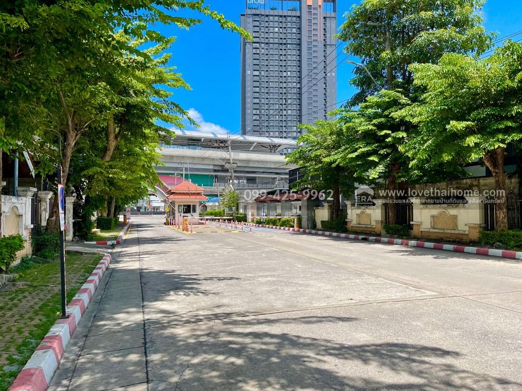 ขายบ้านลัดดารมย์ รัตนาธิเบศร์ นนทบุรี บ้านเดี่ยวแปลงริม 117 ตร.วา ขายถูกที่สุดในโครงการ ถูกกว่าราคาตลาด ใกล้ BTS ไทรม้า Built-in ทั้งหลัง สภาพพร้อมอยู่