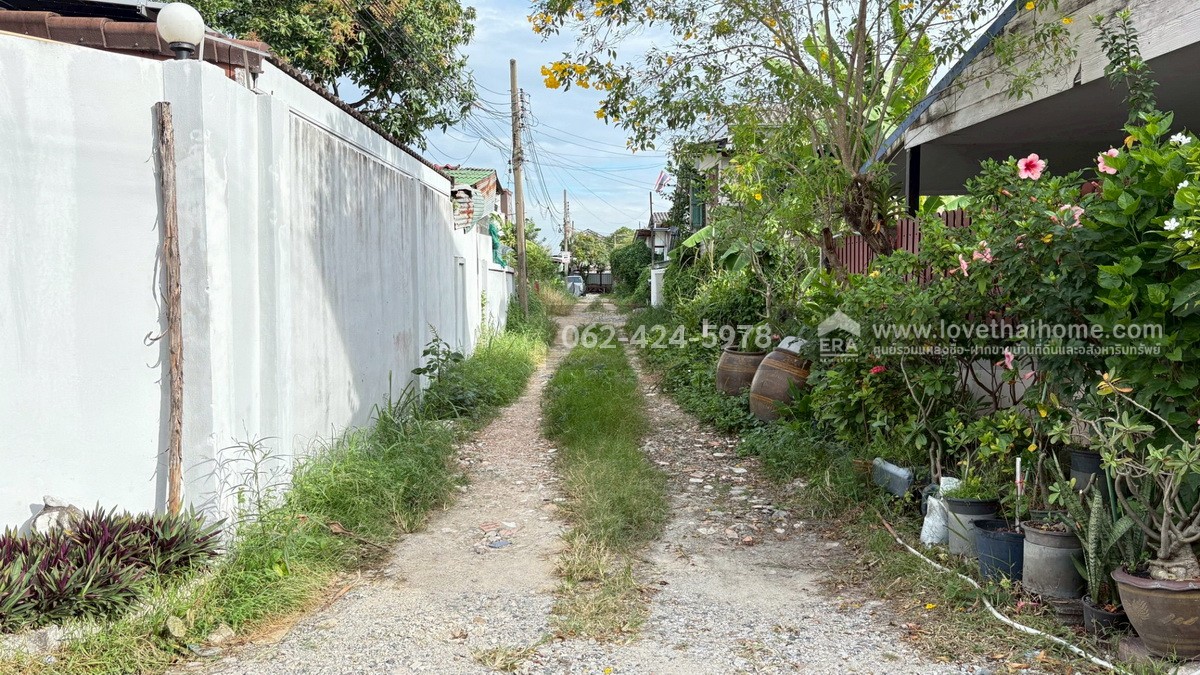 ขายที่ดิน ถนนเฉลิมพระเกียรติ ร.9 ซอย61 เนื้อที่ 50 ตรว. เหมาะปลูกบ้าน ใกล้โรงเรียนอนุบาลปาลินา