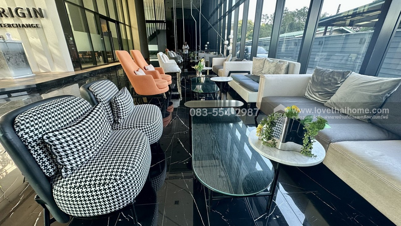 ขายและให้เช่าคอนโดรามคำแหง The Origin RAM 209 Interchange ชั้น9 ขนาด 30.70 ตรม. One Bedroom Plus พร้อมเฟอร์ฯ และเครื่องใช้ไฟฟ้า พร้อมอยู่ ใกล้รถไฟฟ้าสายสีชมพู