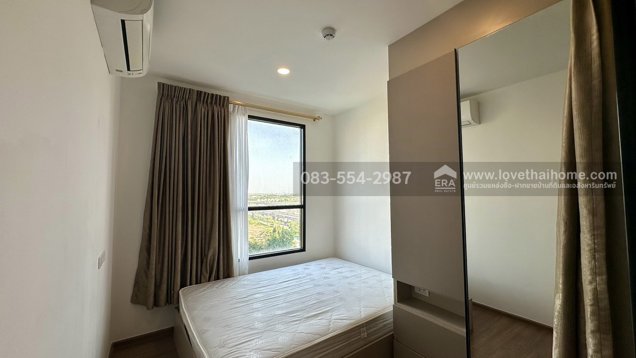 ขายและให้เช่าคอนโดรามคำแหง The Origin RAM 209 Interchange ชั้น9 ขนาด 30.70 ตรม. One Bedroom Plus พร้อมเฟอร์ฯ และเครื่องใช้ไฟฟ้า พร้อมอยู่ ใกล้รถไฟฟ้าสายสีชมพู