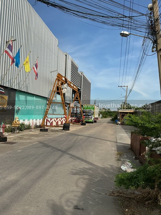 ขายที่ดินพร้อมโกดัง เทศบาลบางปู 91 ซ.2(คลองบ่อทอง) สมุทรปราการ พื้นที่ 100 ตรว. โครงสร้างฐานรากแน่นหนา ใกล้นิคมอุตสาหกรรมบางปู และสถานีรถไฟฟ้า BTS การเคหะ ราคาพิเศษ/ต่อรองได้