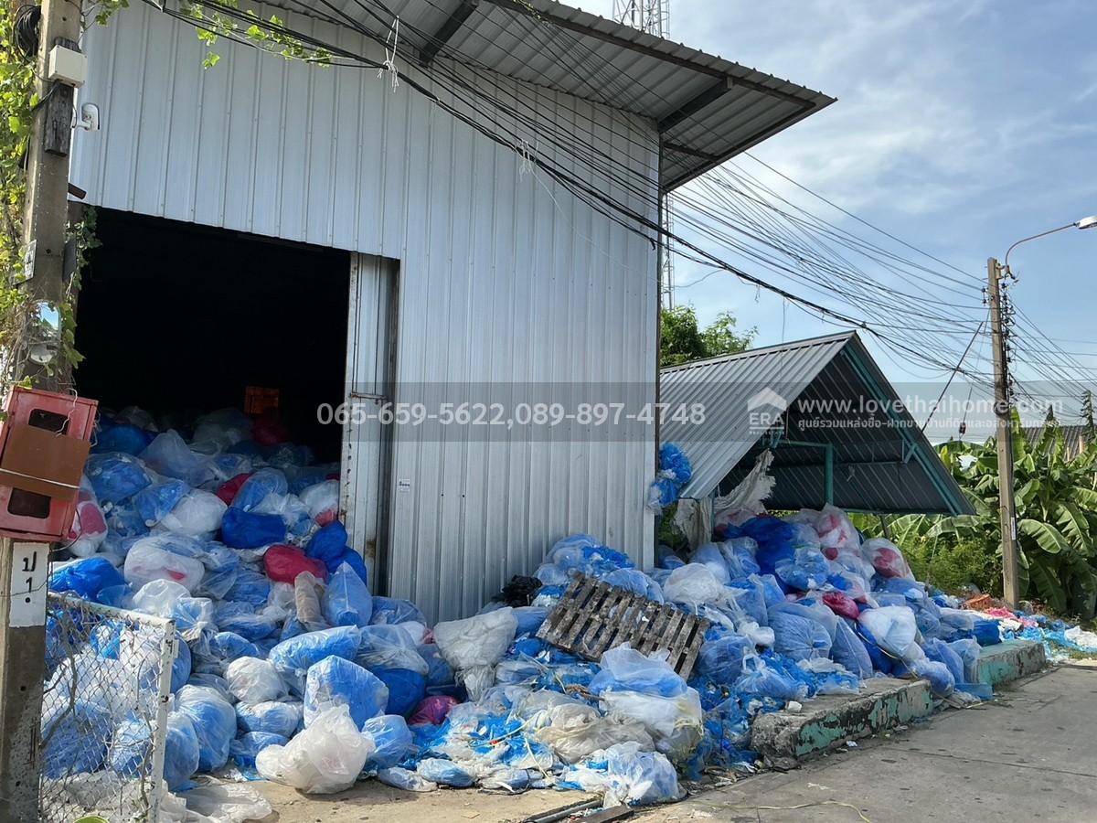 ขายที่ดินพร้อมโกดัง เทศบาลบางปู 91 ซ.คลองบ่อทอง 2/3 สมุทรปราการ พื้นที่ 70.10 ตร.วา โครงสร้างฐานรากแน่นหนา ใกล้นิคมอุตสาหกรรมบางปู และสถานีรถไฟฟ้า BTS การเคหะ ราคาพิเศษ/ต่อรองได้