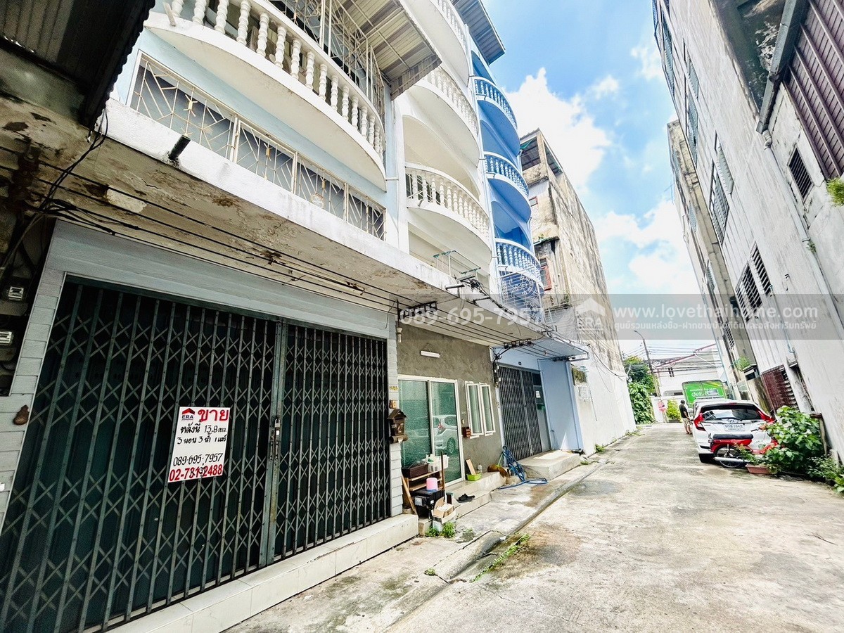 ขายอาคารพาณิชย์5ชั้น บางซื่อ ถนนประชาราษฏร์สาย1 ซอย10 (แยกโคกปู่แก่น) 13.8ตรว. ใกล้ MRT สถานีบางโพ รีโนเวทสวย พร้อมอยู่ ขาย4.9ล้าน (เช่า15,000บาท/เดือน)