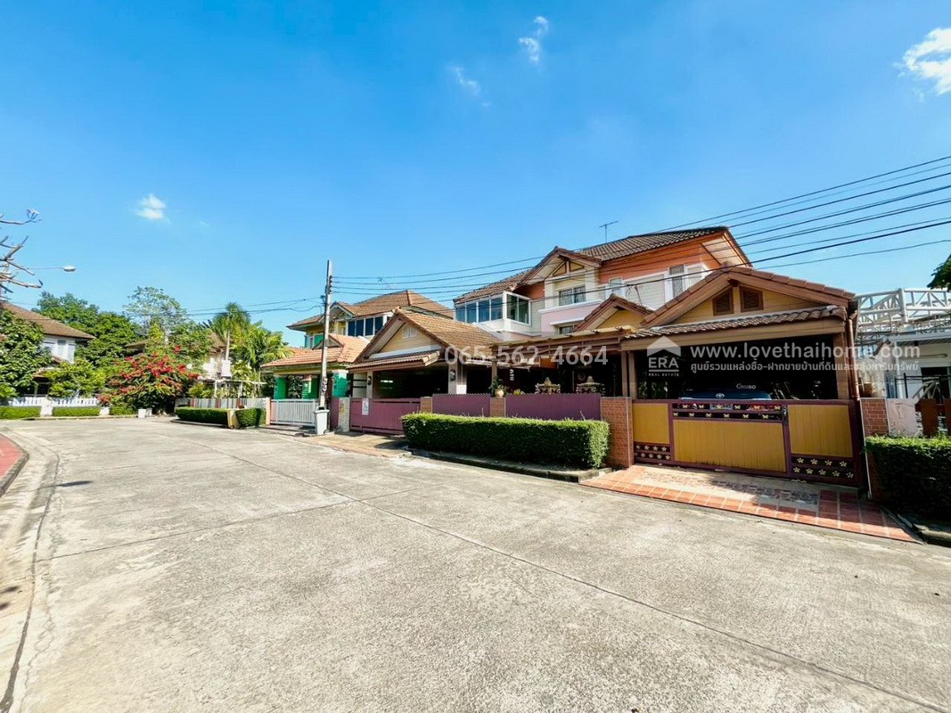 ขายบ้านเดี่ยว ม.มายเพลส วัชรพล ซ.เพิ่มสิน62 สายไหม พื้นที่ 74.1 ตรว. ราคา 7.29 ล้านบาท หน้าบ้านไม่ชนใคร ติดสวนโครงการ