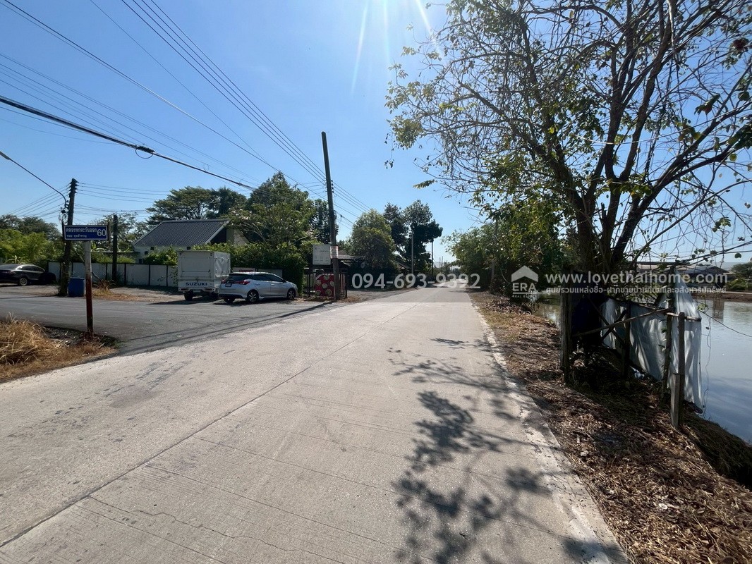 ขายที่ดินเปล่า ซอยคลองหกตะวันออก60 คลองหลวง ปทุมธานี พื้นที่ 724 ตรว. ขาย 6 ล้านบาท ที่สวย ทำเลเหมาะปลูกบ้านพักอาศัยหรือบริษัท เร่งขายด่วน ถูกๆ ไม่อยากจ่ายภาษีรายปีจร้า (คุยด่วนๆค่ะ)