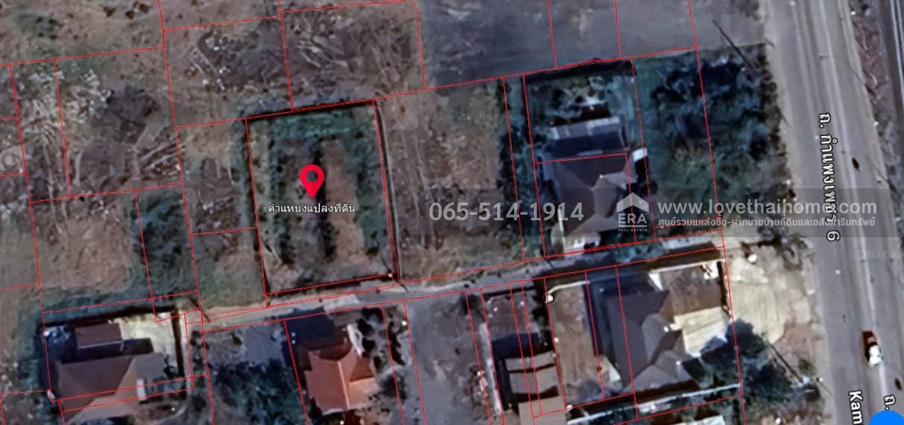 ขายที่ดิน ถนนกำแพงเพชร6 ตำบลหลักหก ปทุมธานี ที่ดินสวย ทำเลดี ใกล้สถานีรถไฟหลักหก (ม.รังสิต) เพียง 350 เมตร เนื้อที่ 185.6 ตร.ว. หน้ากว้าง 23 เมตร ลึก 32 เมตร หันหน้าไปทางทิศตะวันออกเฉียงใต้ ขายราคา 25 ล้าน