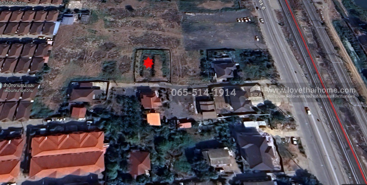 ขายที่ดิน ถนนกำแพงเพชร6 ตำบลหลักหก ปทุมธานี ที่ดินสวย ทำเลดี ใกล้สถานีรถไฟหลักหก (ม.รังสิต) เพียง 350 เมตร เนื้อที่ 185.6 ตร.ว. หน้ากว้าง 23 เมตร ลึก 32 เมตร หันหน้าไปทางทิศตะวันออกเฉียงใต้ ขายราคา 25 ล้าน