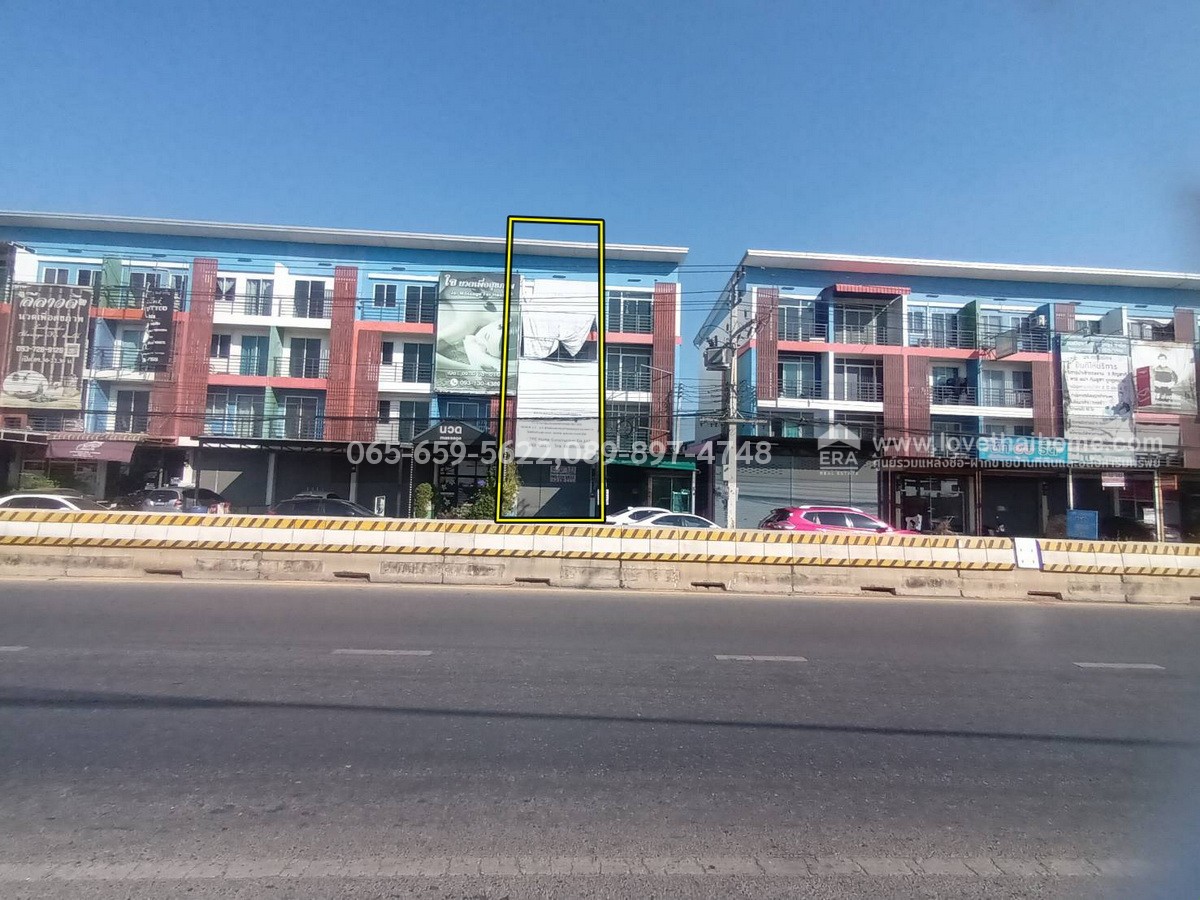 ขายตึกแถว4ชั้น พระองค์เจ้าสาย คลอง4 ธัญบุรี ปทุมธานี พื้นที่17.5ตรว. ราคา5.29ล้าน ทำเลเยี่ยมสุดยอด ติดถนนใหญ่ เหมาะค้าขายหรือทำออฟฟิศ รีบจองด่วนช้าอดเป็นเจ้าของ