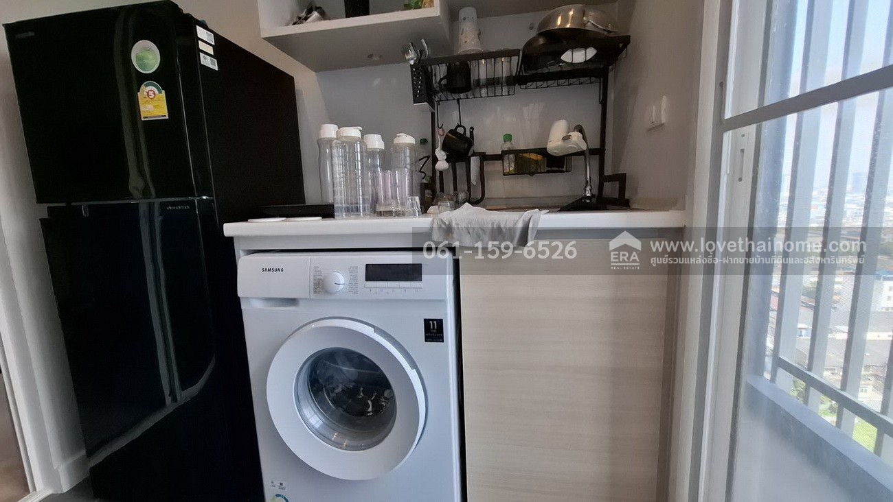 ขายคอนโดเมโทรสกาย วุฒากาศ ย่านธนบุรี อยู่ชั้น16 พื้นที่28.18ตรม. ราคา2.5ล้าน ขายพร้อมเฟอร์นิเจอร์ ถือกระเป๋าเข้าอยู่ได้ทันที วิวสวย ไม่มีตึกบัง ใกล้ BTS สถานีวุฒากาศและสถานีตลาดพลู