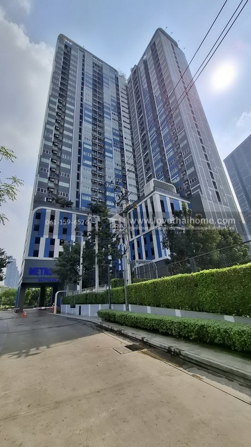 ขายคอนโดเมโทรสกาย วุฒากาศ ย่านธนบุรี อยู่ชั้น16 พื้นที่28.18ตรม. ราคา2.5ล้าน ขายพร้อมเฟอร์นิเจอร์ ถือกระเป๋าเข้าอยู่ได้ทันที วิวสวย ไม่มีตึกบัง ใกล้ BTS สถานีวุฒากาศและสถานีตลาดพลู